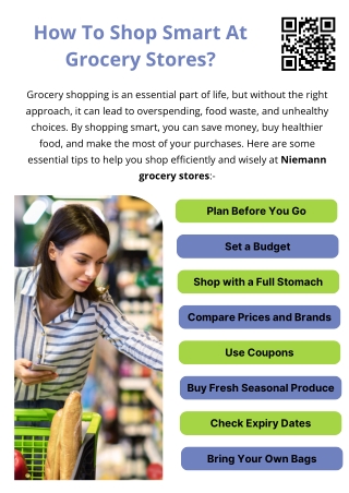 how to shop smart at grocery stores