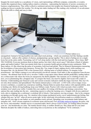imagine the stock market as a cacophony of voices