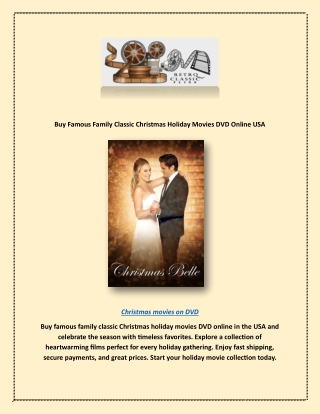 Buy Famous Family Classic Christmas Holiday Movies DVD Online USA