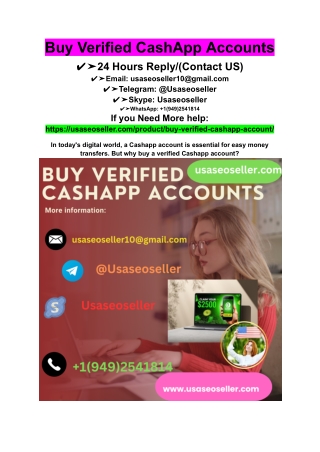 Buy Verified CashApp Accounts (8)