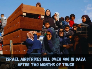 Israel airstrikes kill over 400 in Gaza after two months of truce