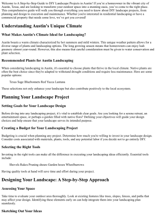 welcome to a step by step guide to diy landscape
