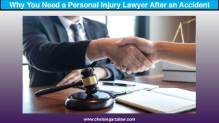 Why You Need a Personal Injury Lawyer After an Accident
