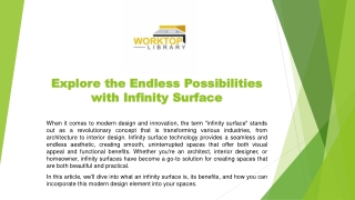 explore the endless possibilities explore