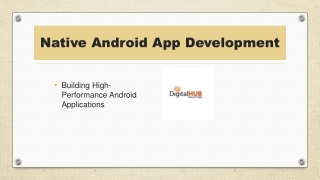 native android app development