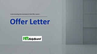 offer letter