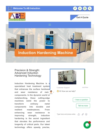 Induction Hardening Machines for Automotive Parts: Precision and Reliability