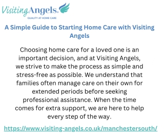 Compassionate & Bespoke Home Care Services | Visiting Angels UK