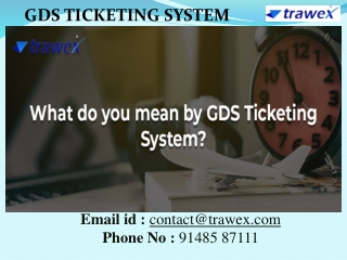 gds ticketing system