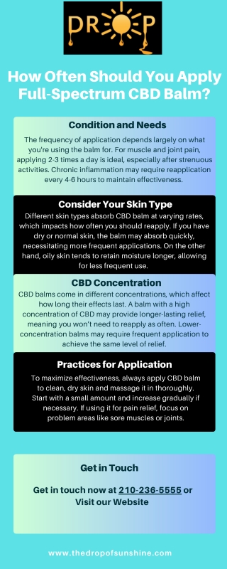 How Often Should You Apply Full-Spectrum CBD Balm