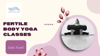 Transform Your Journey with Fertility Yoga Classes