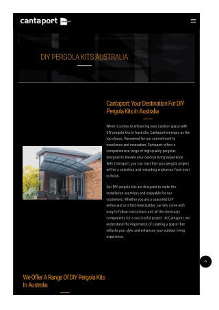 DIY Pergola Kits