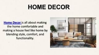home decor