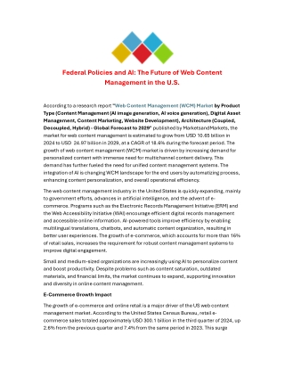 federal policies and ai the future of web content