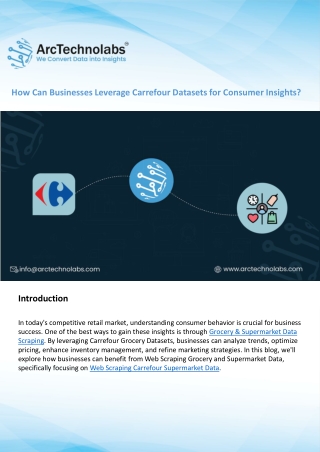 how can businesses leverage carrefour datasets