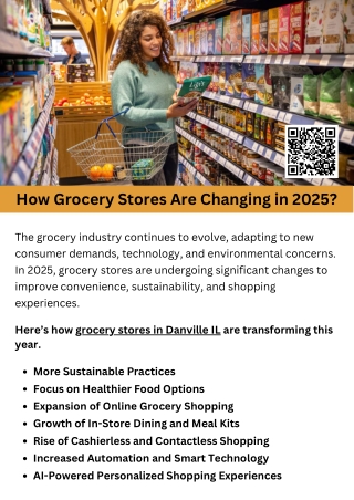 How Grocery Stores Are Changing in 2025?