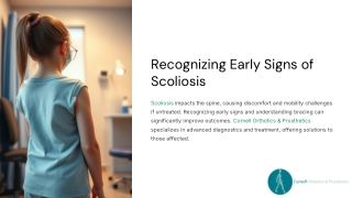Recognizing Early Signs of Scoliosis: When to Consider Bracing