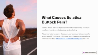 What Causes Sciatica Buttock Pain