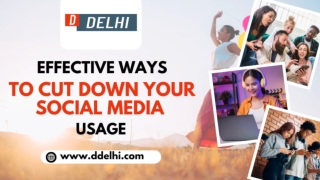Effective Ways to Cut Down Your Social Media Usage