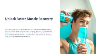 The Secret to Faster Muscle Recovery: Why QNCH Electrolyte Powder Works