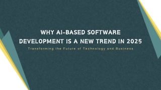 why ai based software development is a new trend