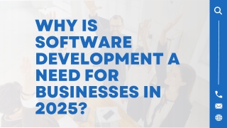 why is software development a need for businesses