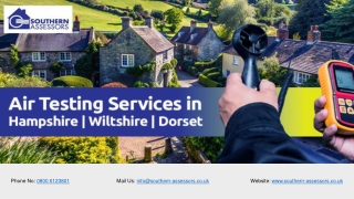 Air Testing Services in Hampshire | Wiltshire | Dorset | UK