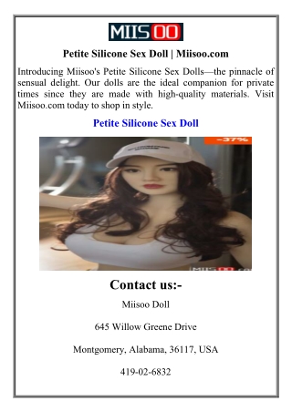 Petite Silicone Sex Doll  Miisoo.com