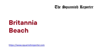 Britannia Beach - www.squamishreporter.com