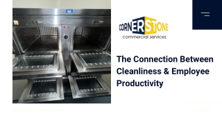 The Connection Between Cleanliness & Employee Productivity