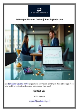 coinsniper upvotes online boostlegends com