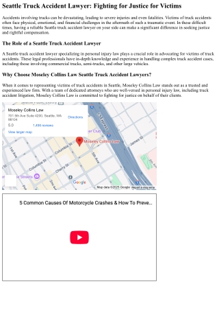 seattle truck accident lawyer fighting