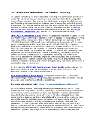 ISO Certification Excellence in UAE
