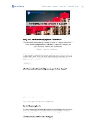 Urban vs Rural Costs - Best Mortgage Online Study