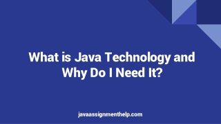 What is Java Technology and Why Do I Need It_