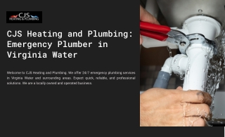 Immediate Plumbing Assistance – CJS Heating and Plumbing to the Rescue