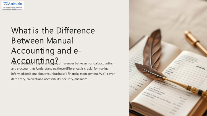 PPT WhatistheDifferenceBetweenManualAccountingandeAccounting PowerPoint Presentation