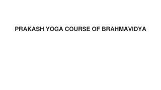 Best Yoga Training Courses in India