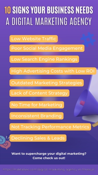 10 Signs Your Business Needs a Digital Marketing Agency