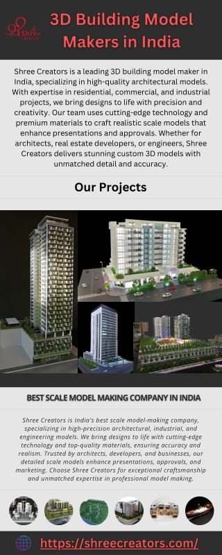 Top 3D Building Model Makers in India - Shree Creators