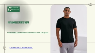 Sustainable Sportswear: Performance with a Purpose