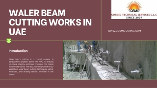 Expert Concrete Cutting Specialist in Dubai – Cosmic Technical Service