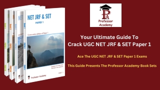 Buy UGC NET JRF & SET Paper 1 Books