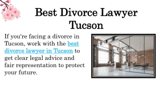 Best Divorce Lawyer Tucson
