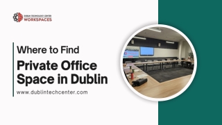 Where to Find the Best Private Office Space for Rent Near Me?