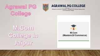 agrawal pg college