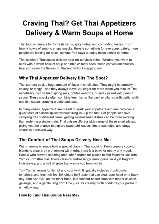 Craving Thai_ Get Thai Appetizers Delivery & Warm Soups at Home