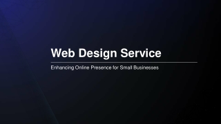 Professional Web Design Services – Elevate Your Online Presence