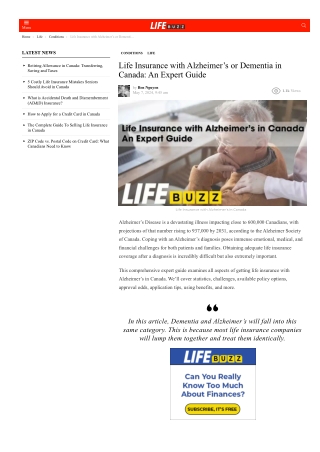 Estate Planning Through Life Insurance with Dementia