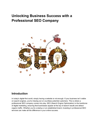 How an SEO Agency Can Boost Your Online Visibility
